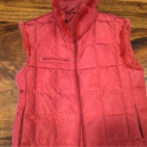 Ladies down vest. Size medium .